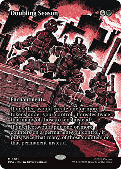 Doubling Season (0011) (Borderless) (PZA) - Foil