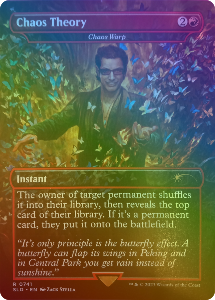 Chaos Theory [Chaos Warp] (0741) (Borderless) - Rainbow Foil