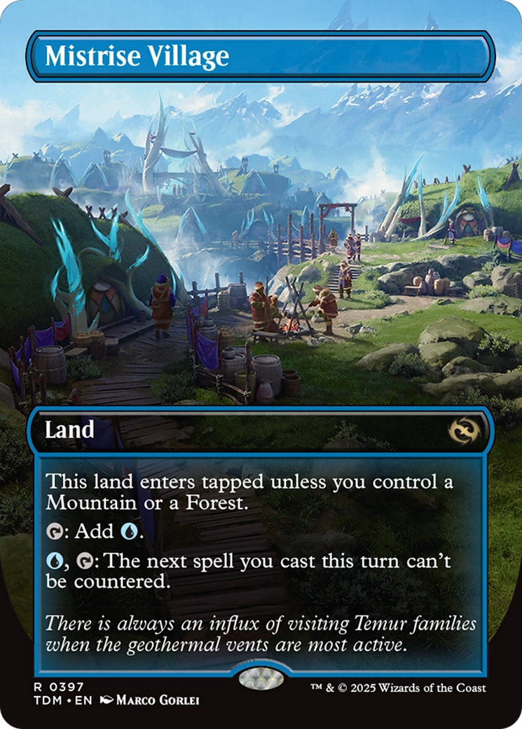 Mistrise Village (0397) (Borderless) - Foil