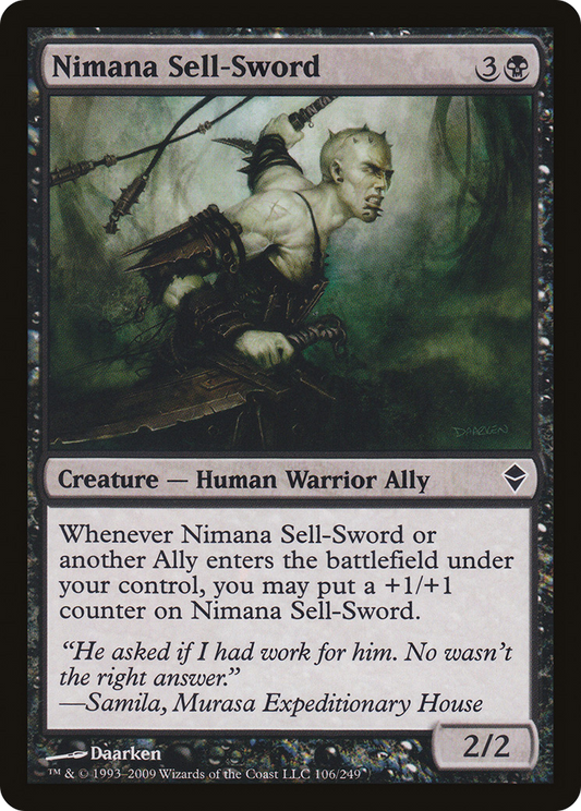 Nimana Sell-Sword - Foil
