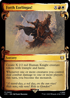 Forth Eorlingas! (0460) (Showcase) - Silver Foil
