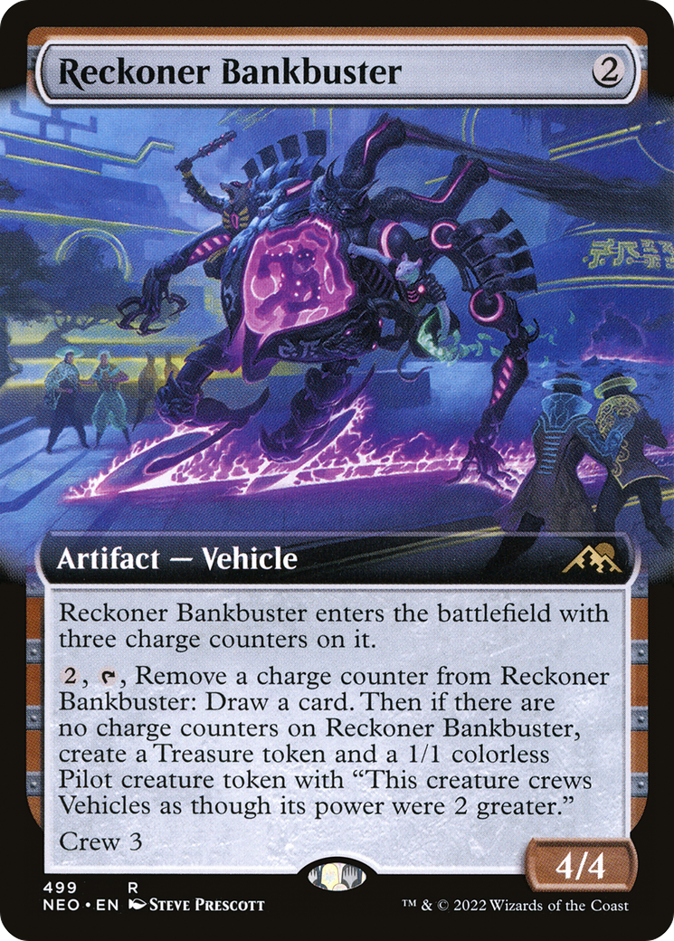 Reckoner Bankbuster (499) (Extended Art) - Foil