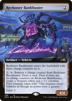 Reckoner Bankbuster (499) (Extended Art) - Foil