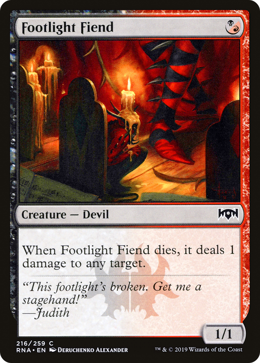 Footlight Fiend - Foil