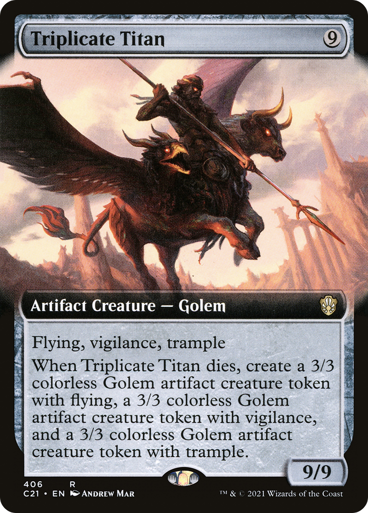 Triplicate Titan (406) (Extended Art)