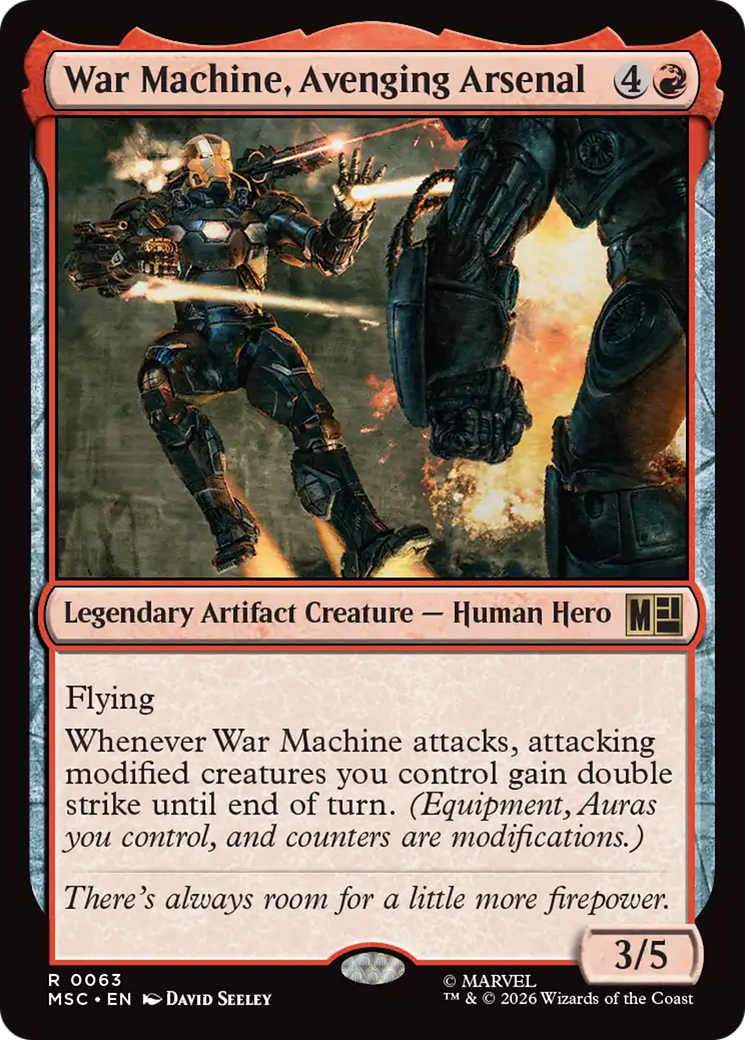 War Machine, Avenging Arsenal (MSC) - Surge Foil