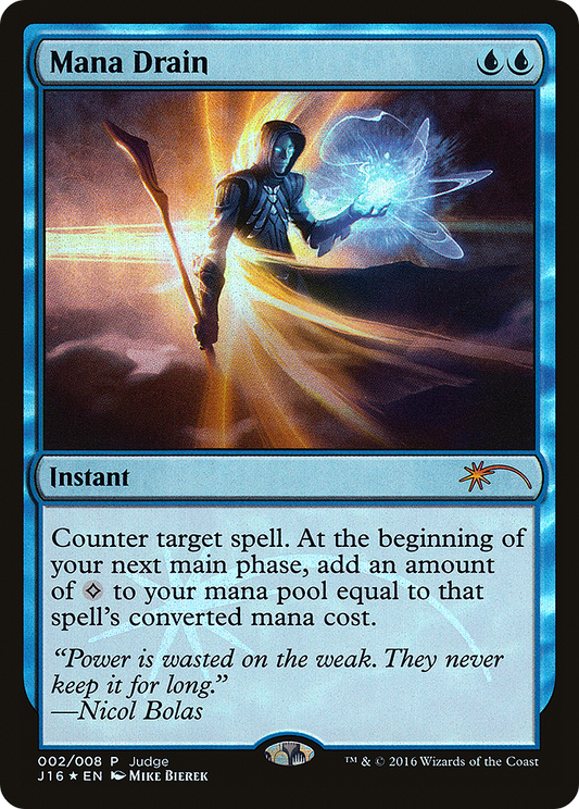 Mana Drain (002) (Judge) - Foil