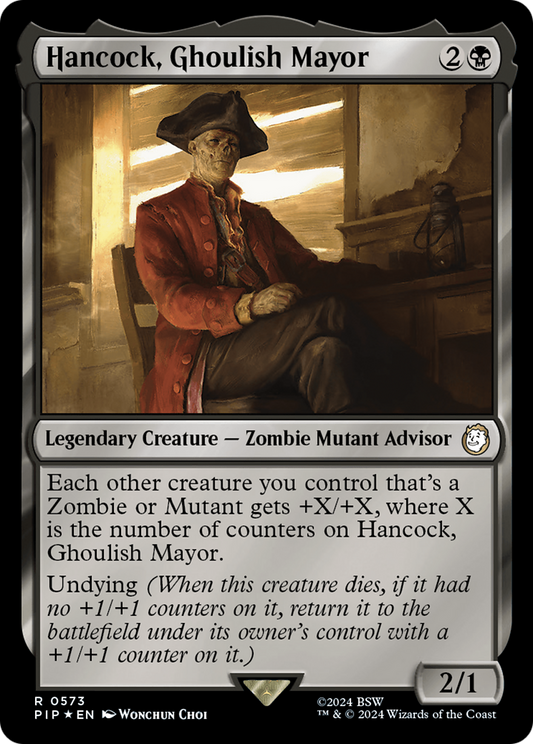 Hancock, Ghoulish Mayor (0573) - Surge Foil