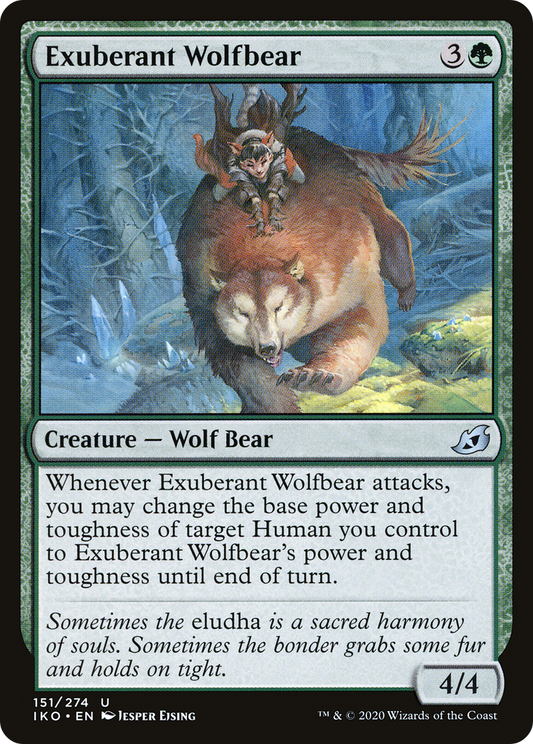 Exuberant Wolfbear - Foil