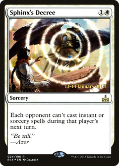 Sphinx's Decree (024) (Prerelease) - Foil