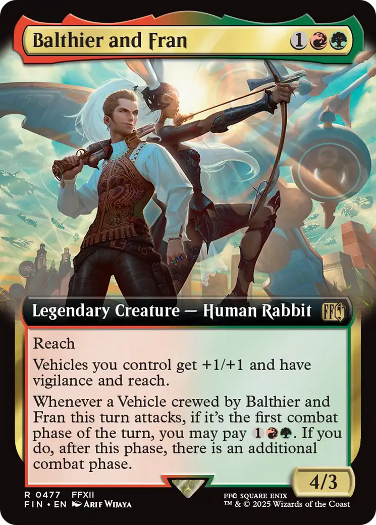 Balthier and Fran (0477) (Extended Art) - Foil