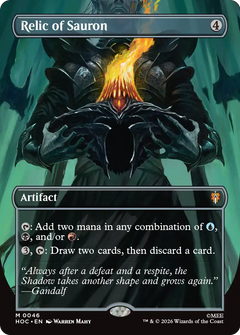 Relic of Sauron (0046) (Borderless) (HOC) - Foil