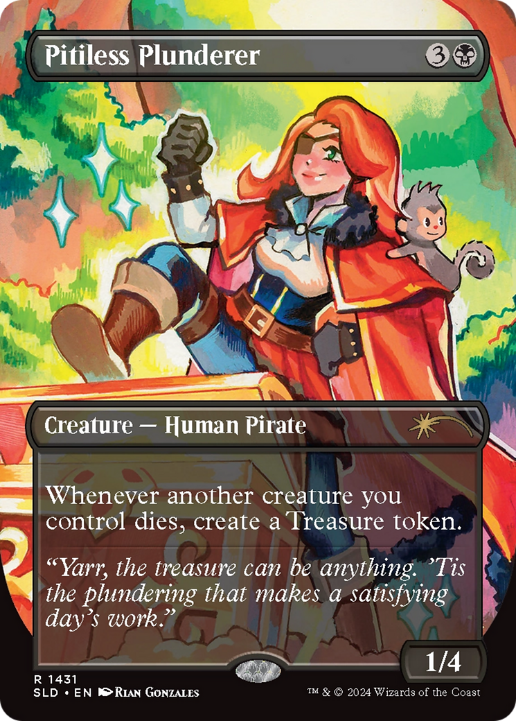 Pitiless Plunderer (1431) (Borderless) - Foil