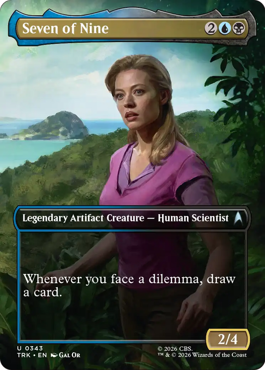 Seven of Nine (0343) (Borderless) (TRK)