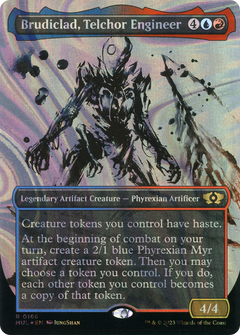 Brudiclad, Telchor Engineer (0166) (Borderless) (Showcase) - Halo Foil