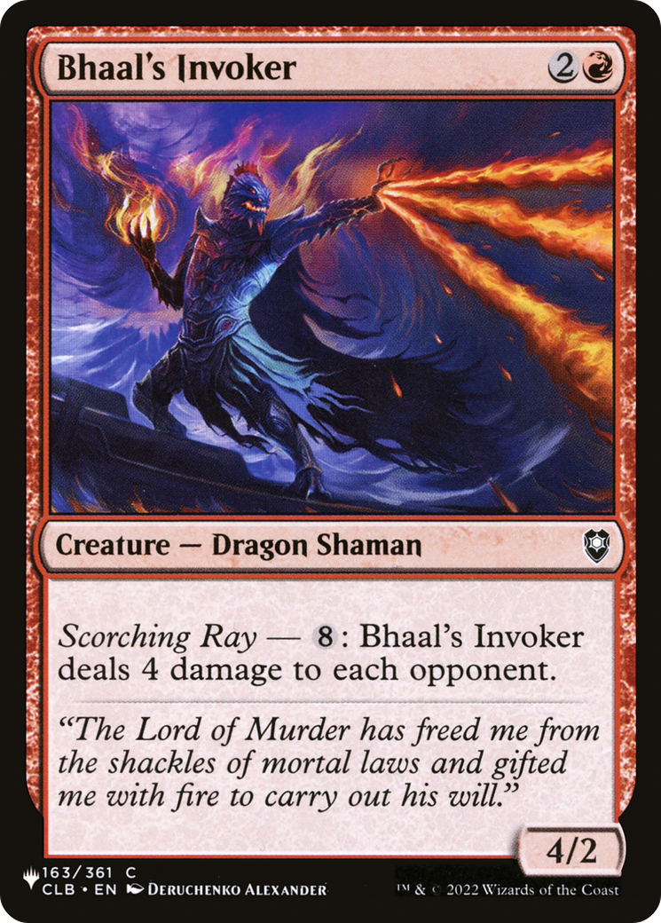 Bhaal's Invoker (CLB-163) (PLST)