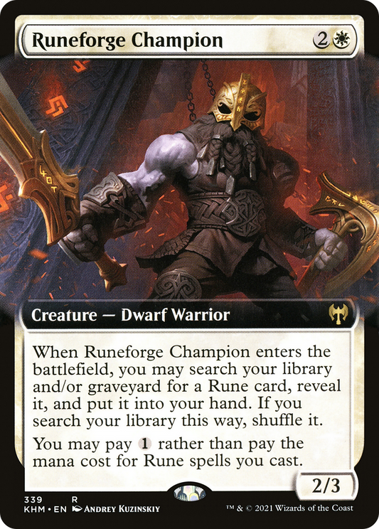 Runeforge Champion (339) (Extended Art) - Foil