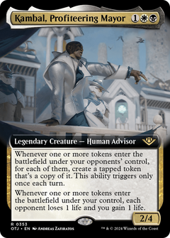 Kambal, Profiteering Mayor (0353) (Extended Art) - Foil