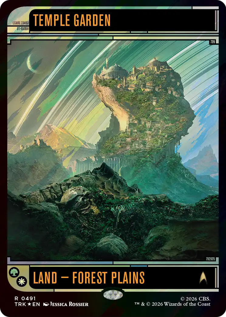 Temple Garden (0491) (Showcase) (TRK) - Surge Foil