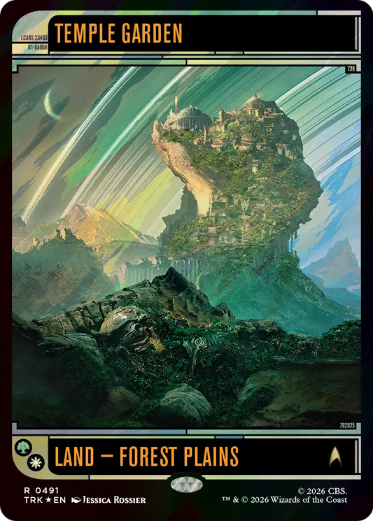 Temple Garden (0491) (Showcase) (TRK) - Surge Foil
