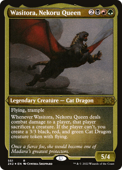 Wasitora, Nekoru Queen - Foil Etched