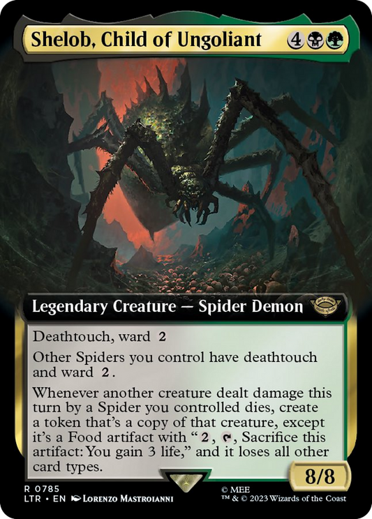 Shelob, Child of Ungoliant (0785) (Extended Art) - Surge Foil