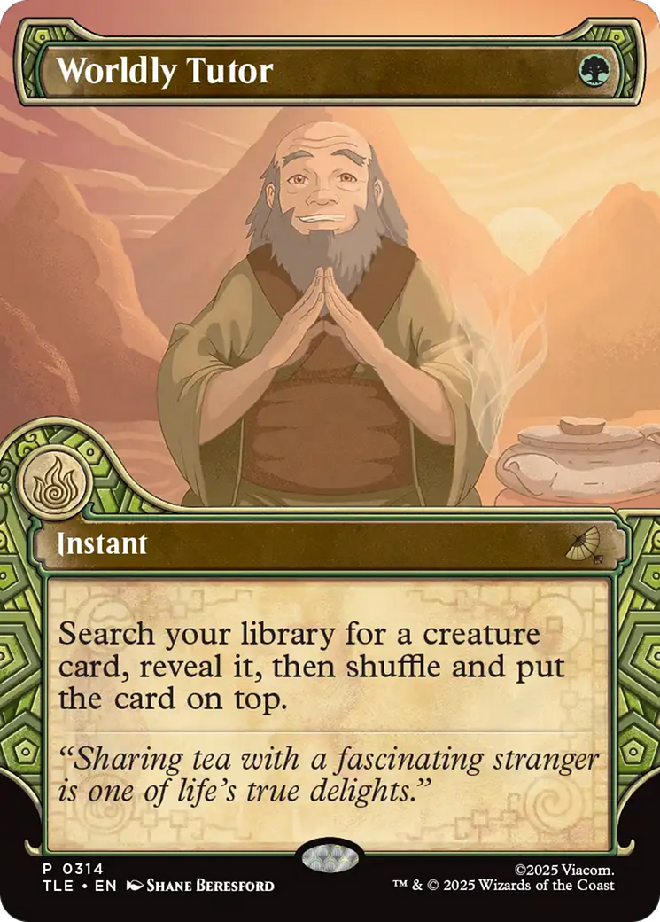 Worldly Tutor (0314) (Elemental Frame) tle