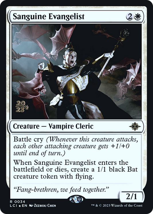 Sanguine Evangelist (0034) (Prerelease) - Foil
