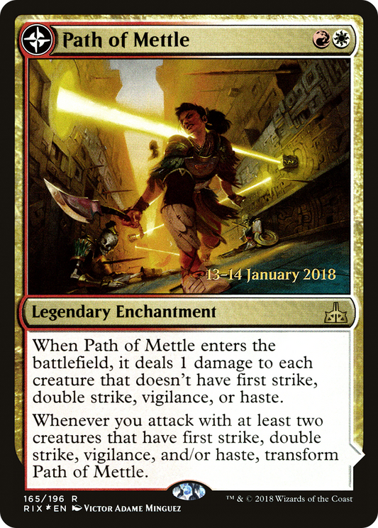 Path of Mettle // Metzali, Tower of Triumph (165) (Prerelease) (PRIX) - Foil