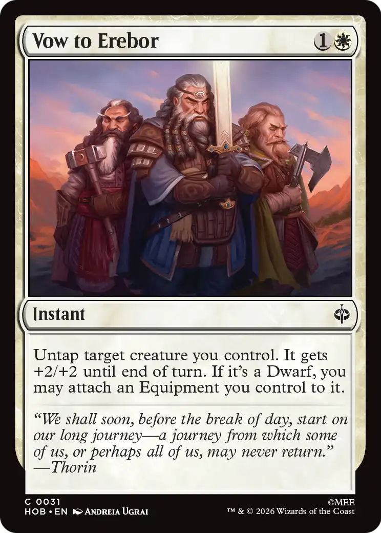 Vow to Erebor (HOB)