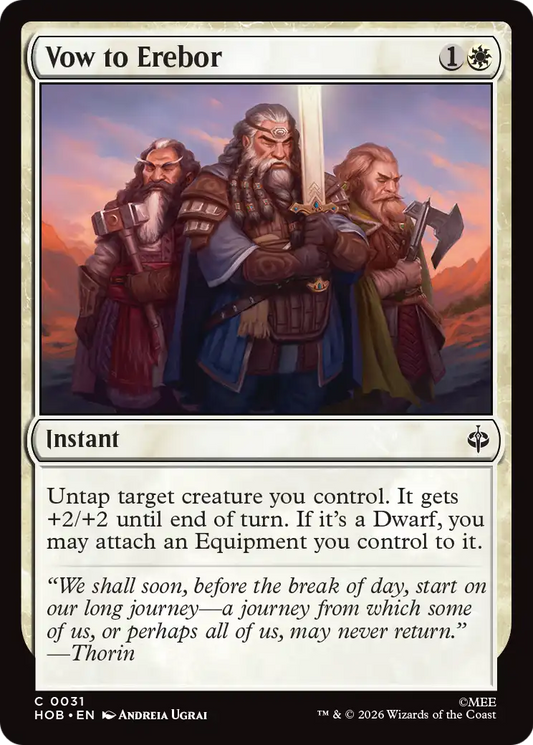 Vow to Erebor (HOB)