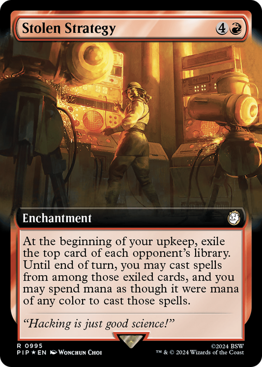 Stolen Strategy (0995) (Extended Art) - Surge Foil