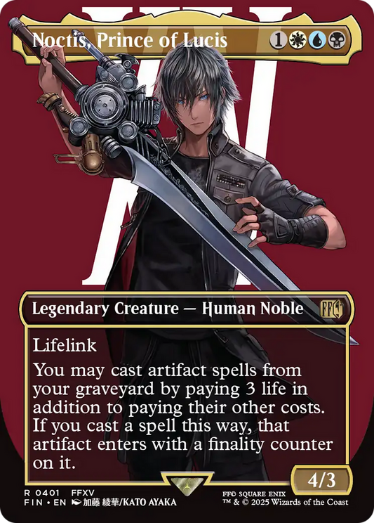Noctis, Prince of Lucis (0401) (Borderless)