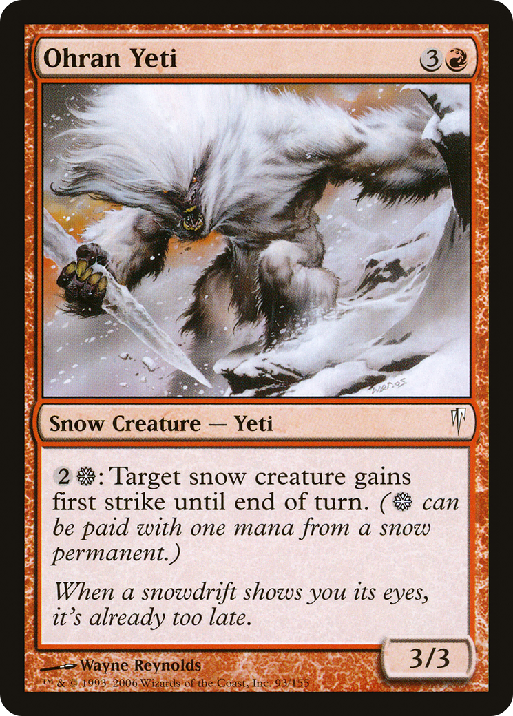 Ohran Yeti - Foil