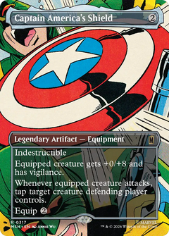 Captain America's Shield (0317) (Borderless) (MSH)