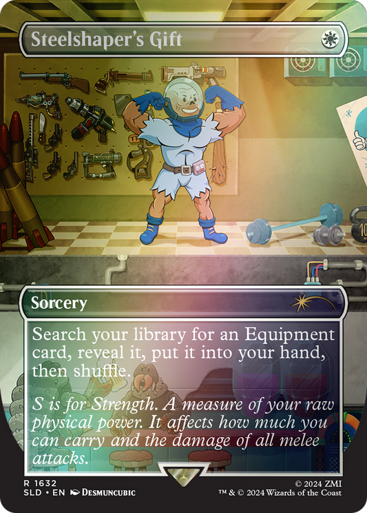 Steelshaper's Gift (1632) (Borderless) - Rainbow Foil