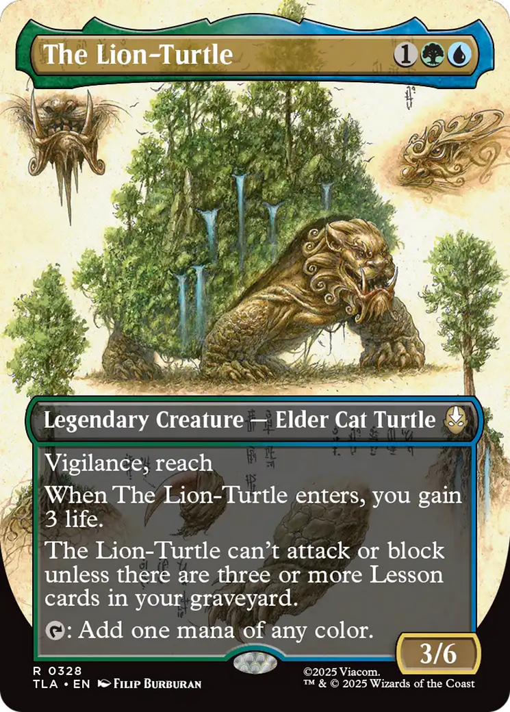 The Lion-Turtle (0328) (Borderless ) - Foil tla