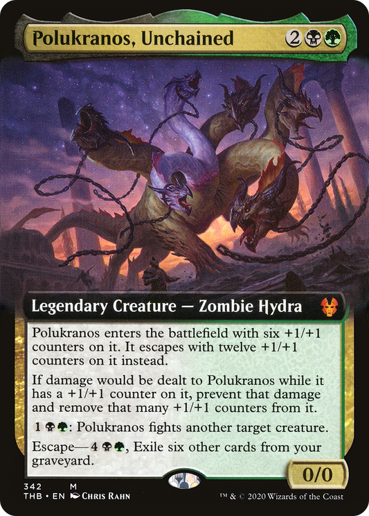 Polukranos, Unchained (342) (Extended Art) - Foil