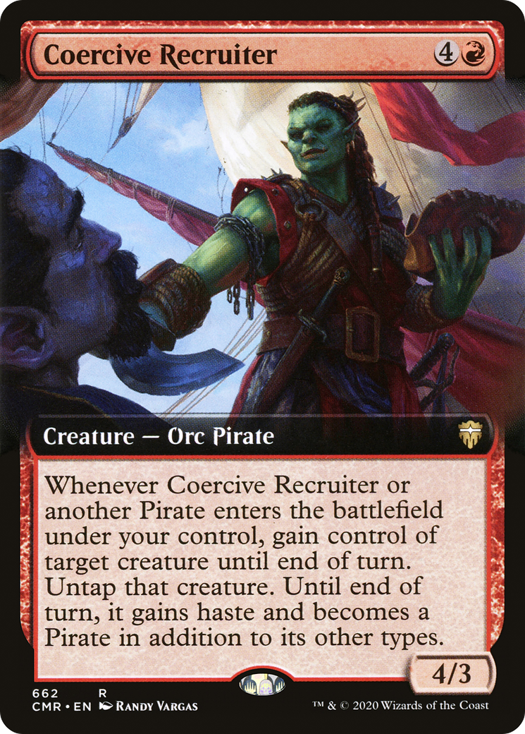 Coercive Recruiter (662) (Extended Art) - Foil
