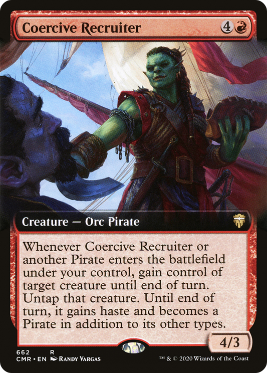 Coercive Recruiter (662) (Extended Art) - Foil