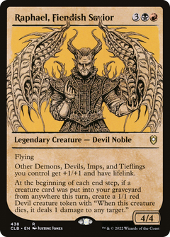 Raphael, Fiendish Savior (438) (Showcase) - Foil