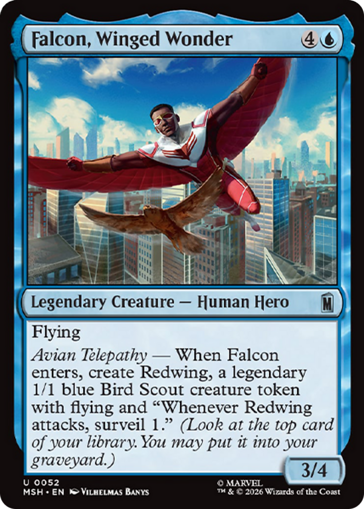 Falcon, Winged Wonder  (MSH) - Foil