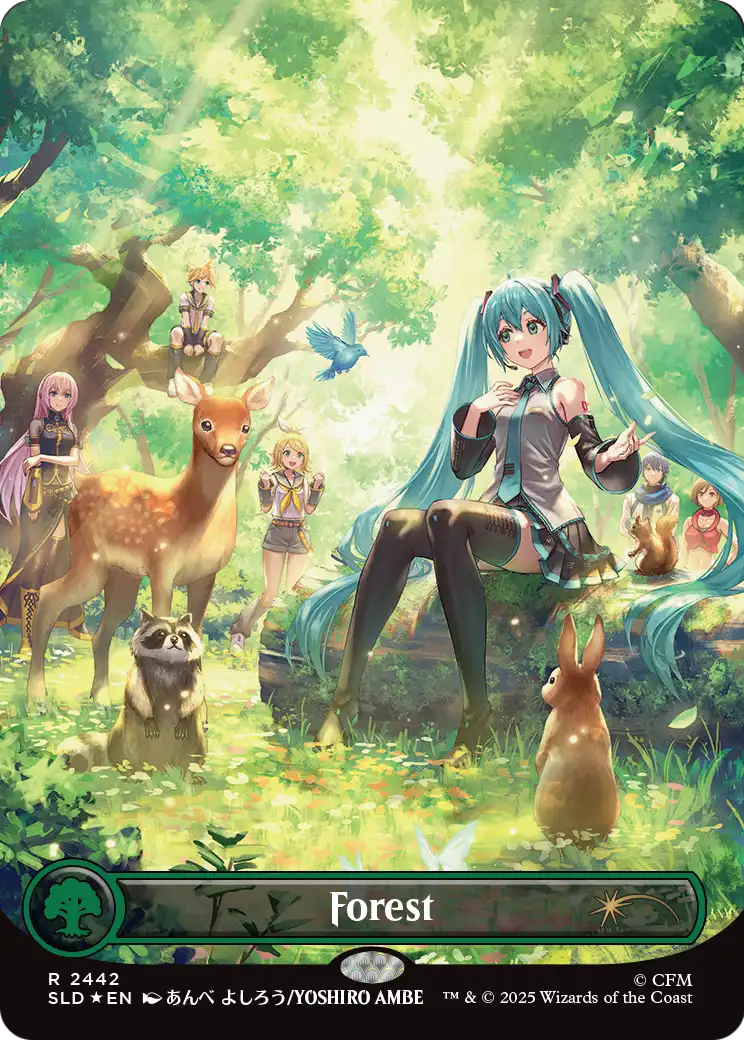 Forest (2442) (Borderless) (SLD) - Foil