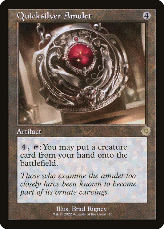 Quicksilver Amulet (045) (Retro Frame)