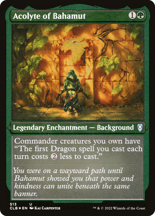 Acolyte of Bahamut - Foil Etched