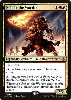 Neheb, the Worthy (203) (Prerelease) - Foil