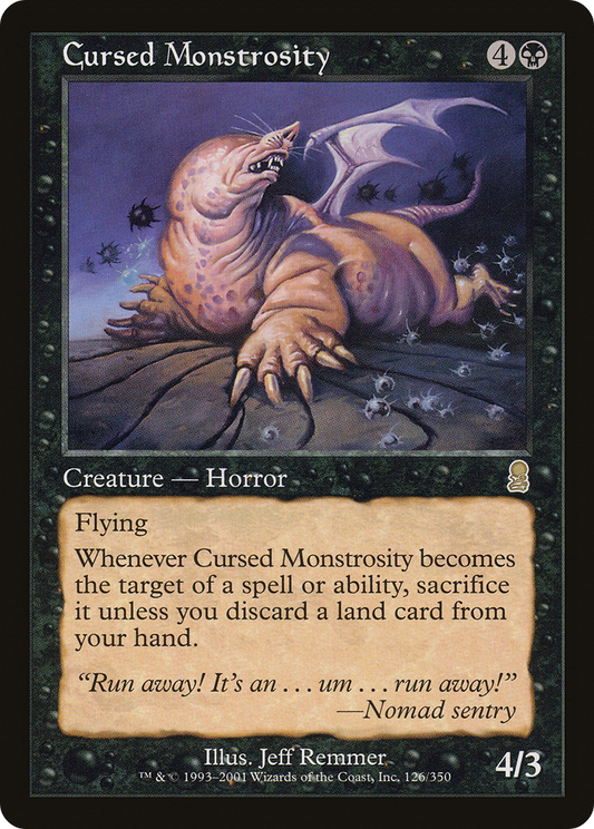 Cursed Monstrosity - Foil