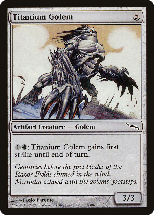 Titanium Golem - Foil