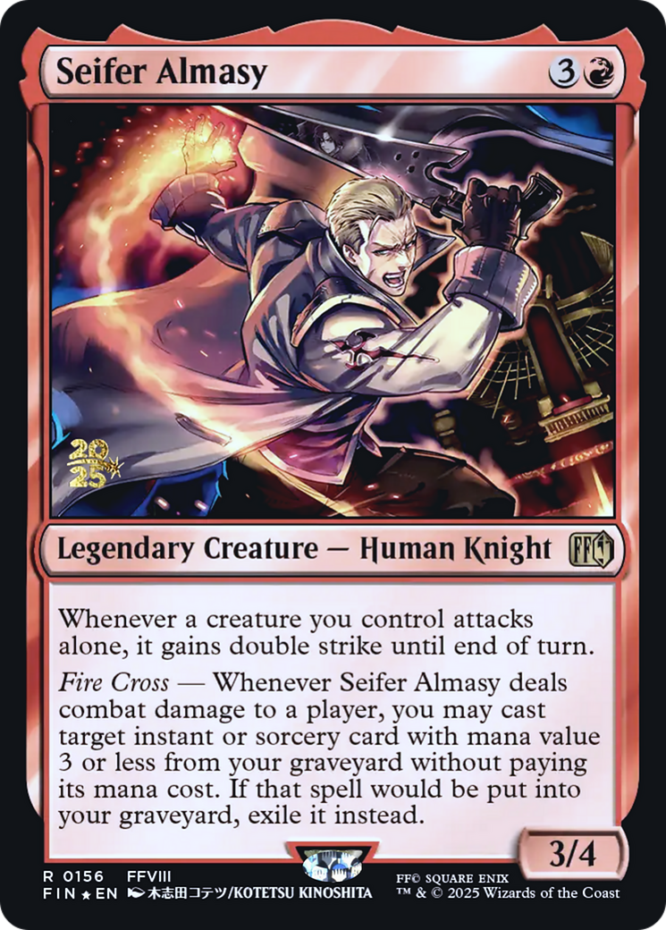 Seifer Almasy (0156) (Prerelease) - Foil