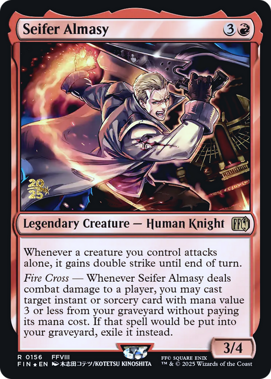 Seifer Almasy (0156) (Prerelease) - Foil